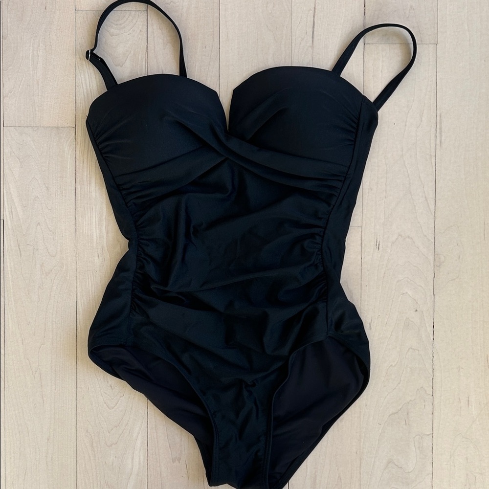 Calvin Klein Black One-Piece Swimsuit